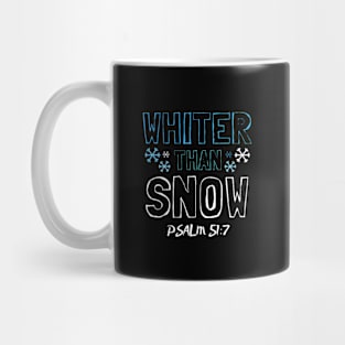 Psalm 51:7 Whiter Than Snow Mug